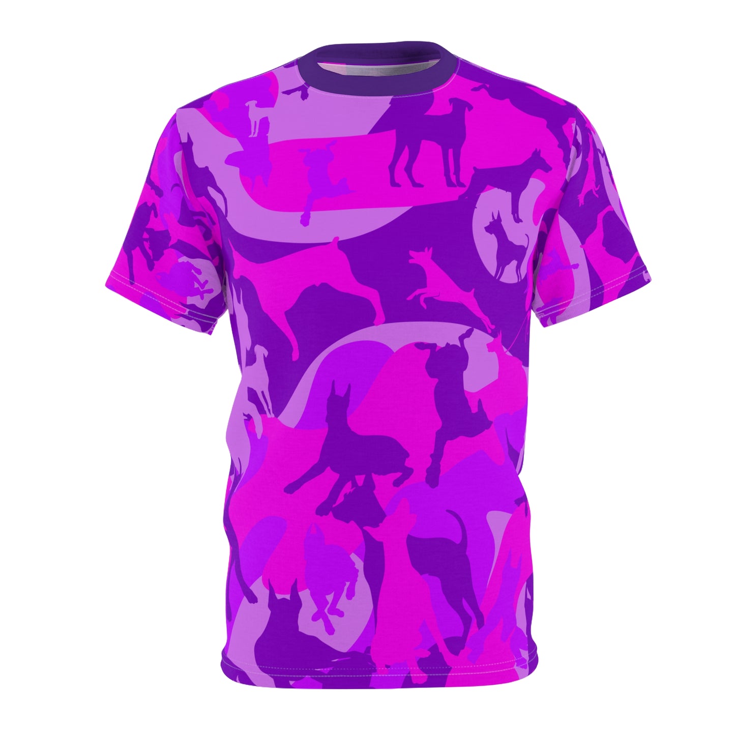 Doberman Camo 5 Unisex Cut & Sew Tee (AOP)