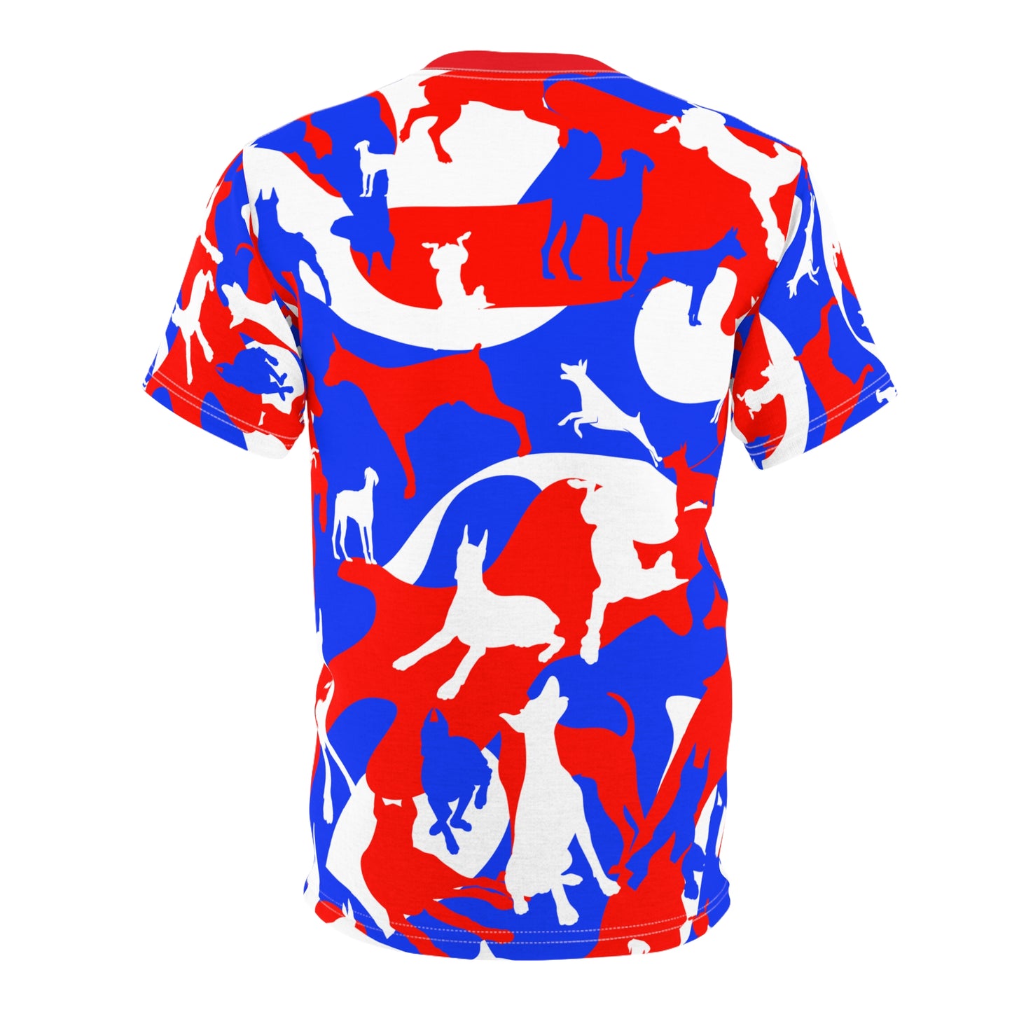 Doberman Camo 7 Unisex Cut & Sew Tee (AOP)