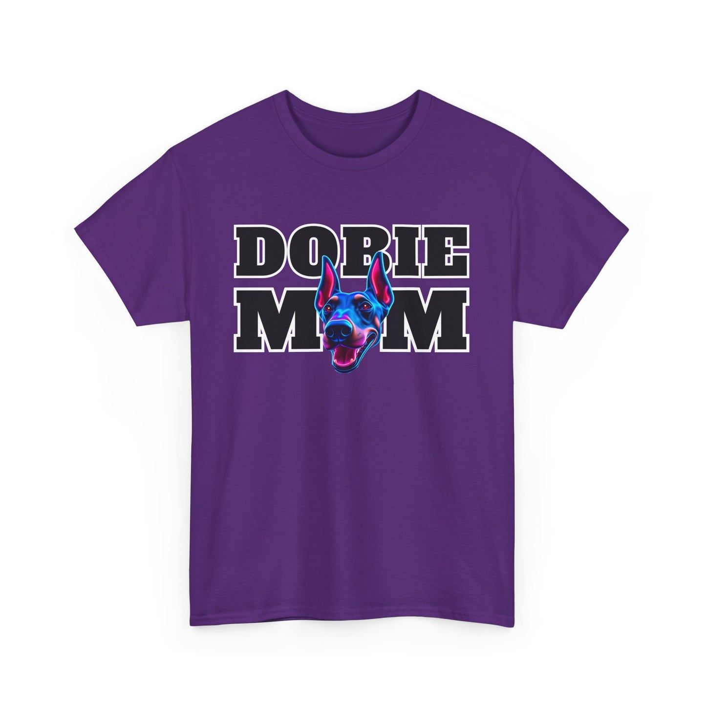 Dobie Mom 08 2025 Unisex Heavy Cotton Tee