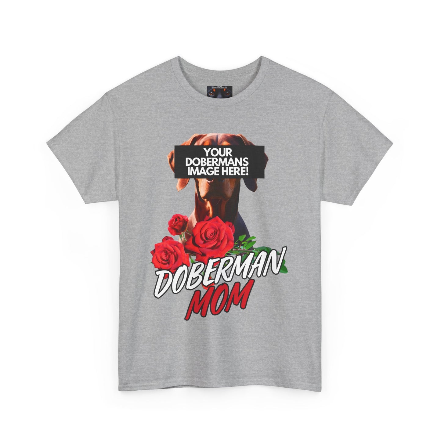 Custom Mom Roses  Private Lable Unisex Heavy Cotton Tee