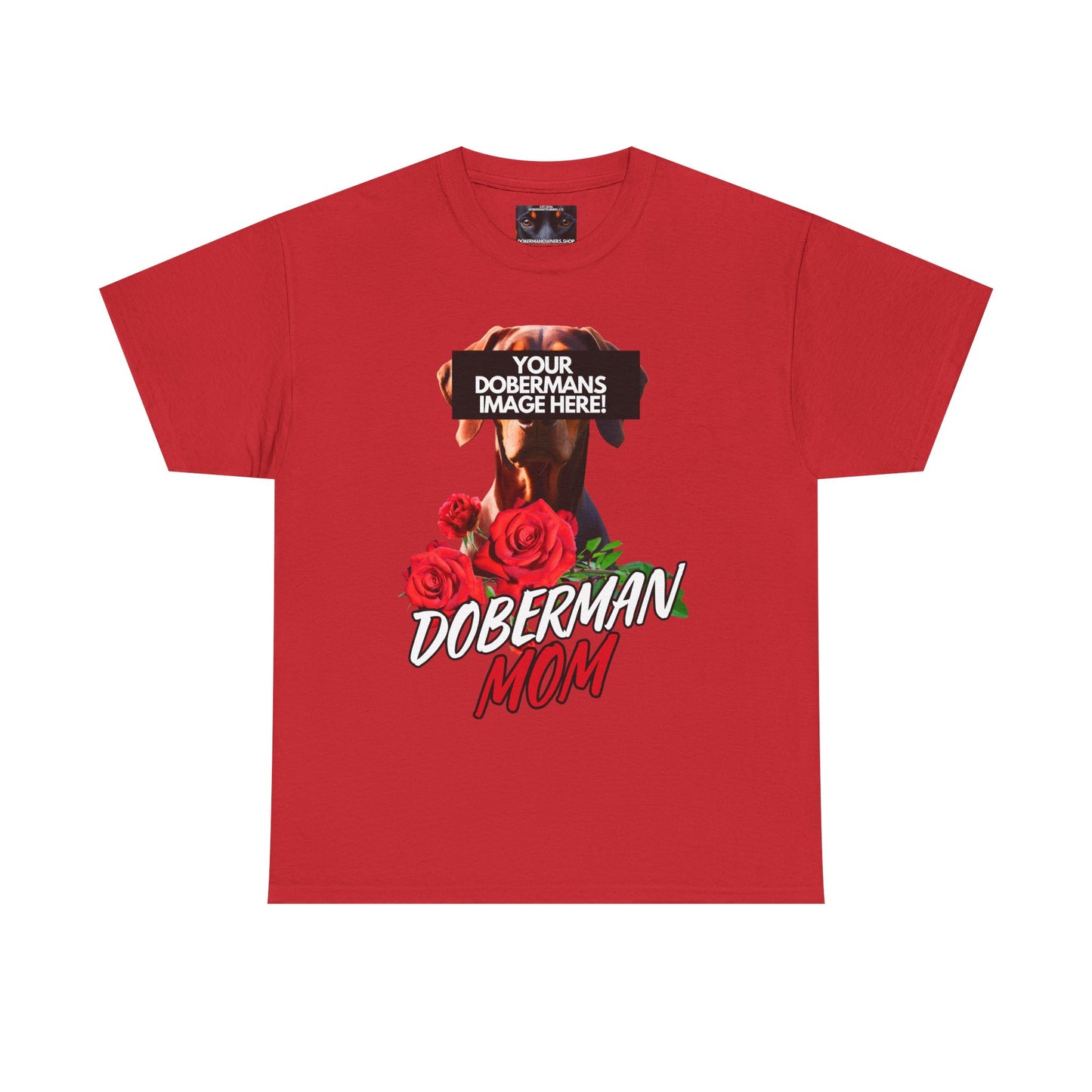 Custom Mom Roses  Private Lable Unisex Heavy Cotton Tee
