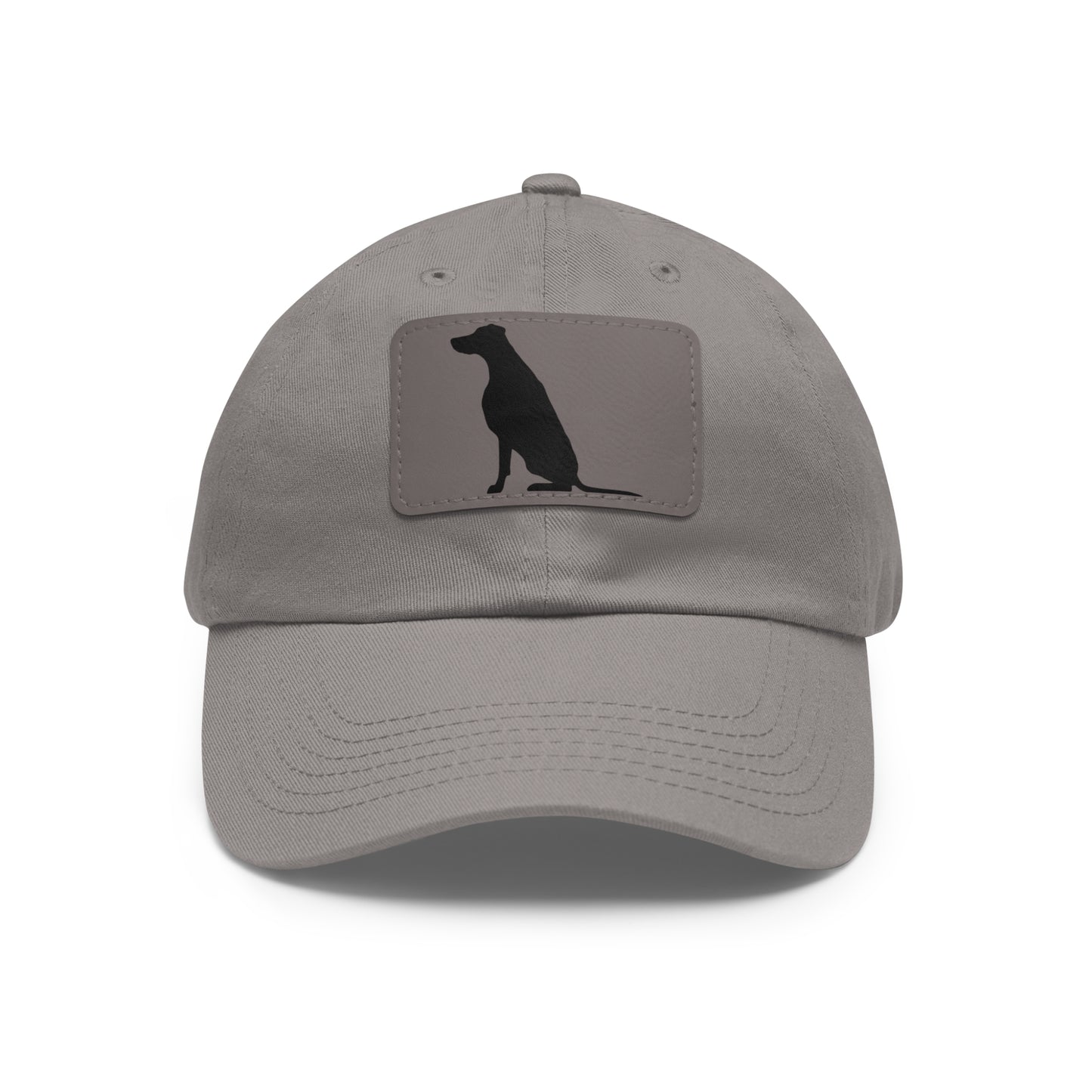 Sit 1 Dad Hat with Leather Patch (Rectangle)