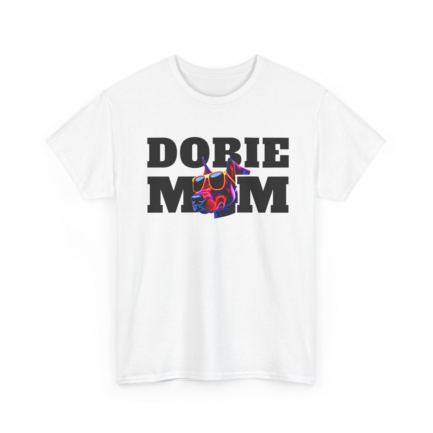 Dobie Mom 09 2025 Unisex Heavy Cotton Tee