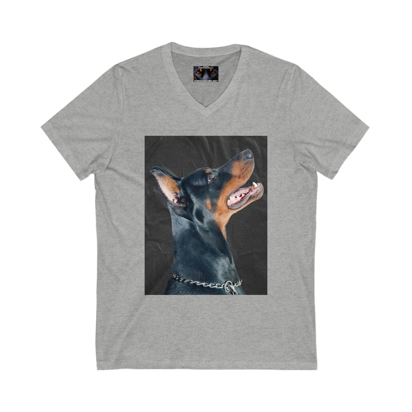 The Sit Private Label Unisex Jersey Short Sleeve V-Neck Tee