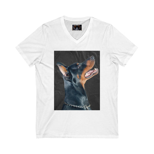 The Sit Private Label Unisex Jersey Short Sleeve V-Neck Tee
