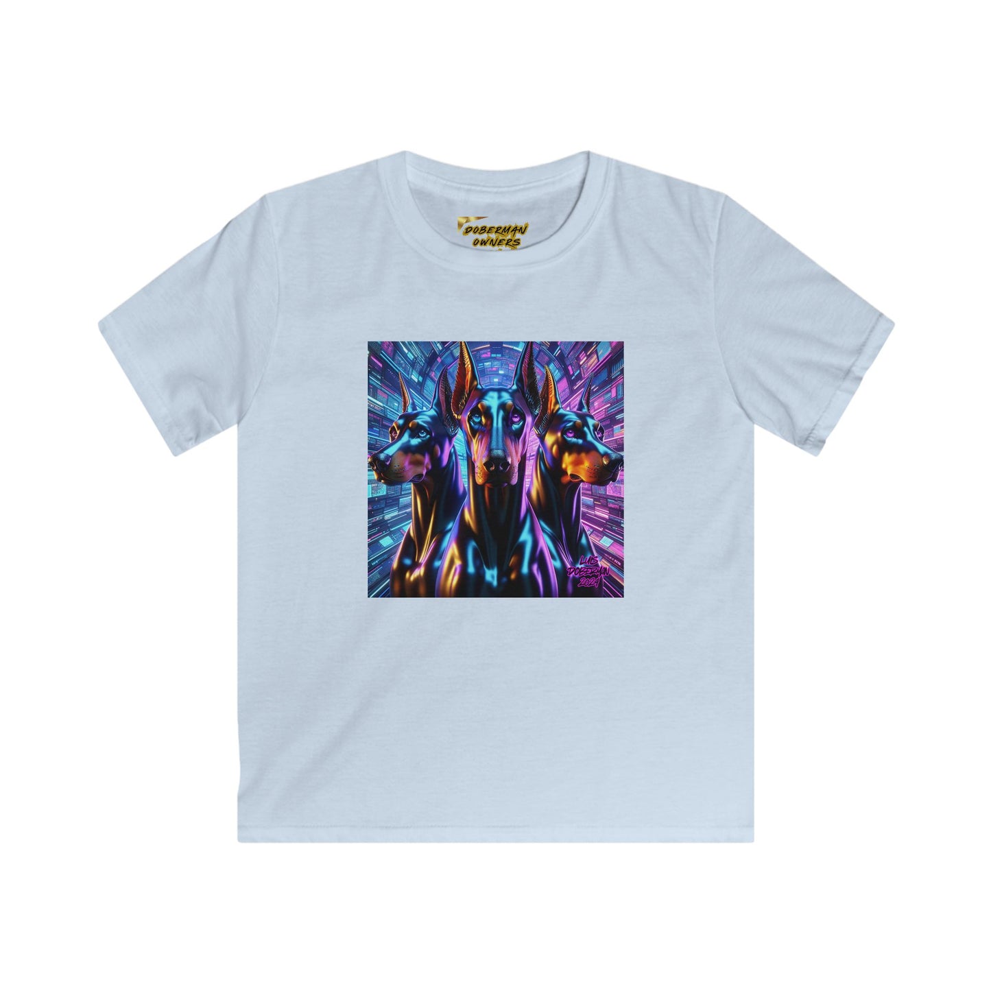 Luis Doberman Edition 004 Kids Softstyle Tee