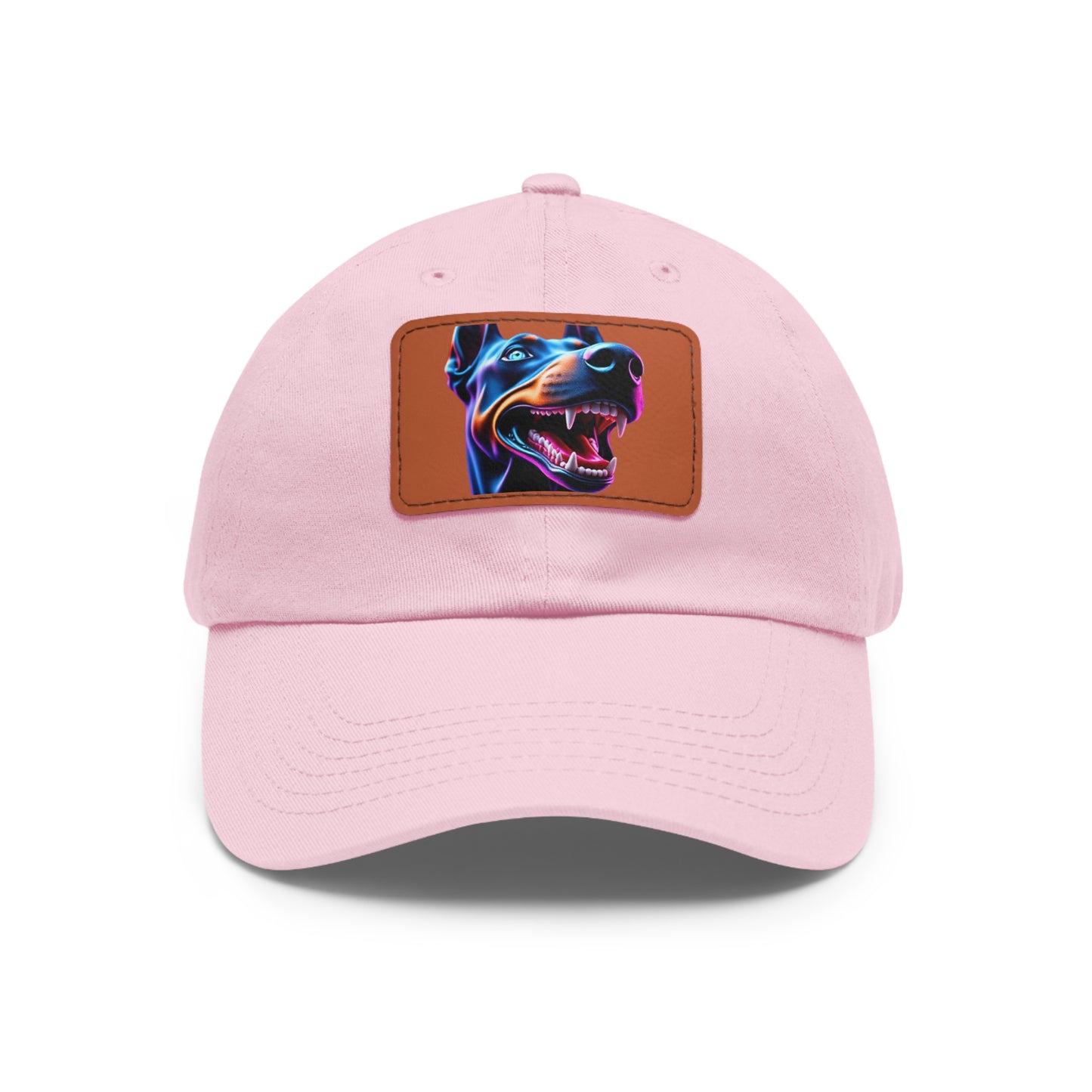 Smiles 1 Dad Hat with Leather Patch (Rectangle)