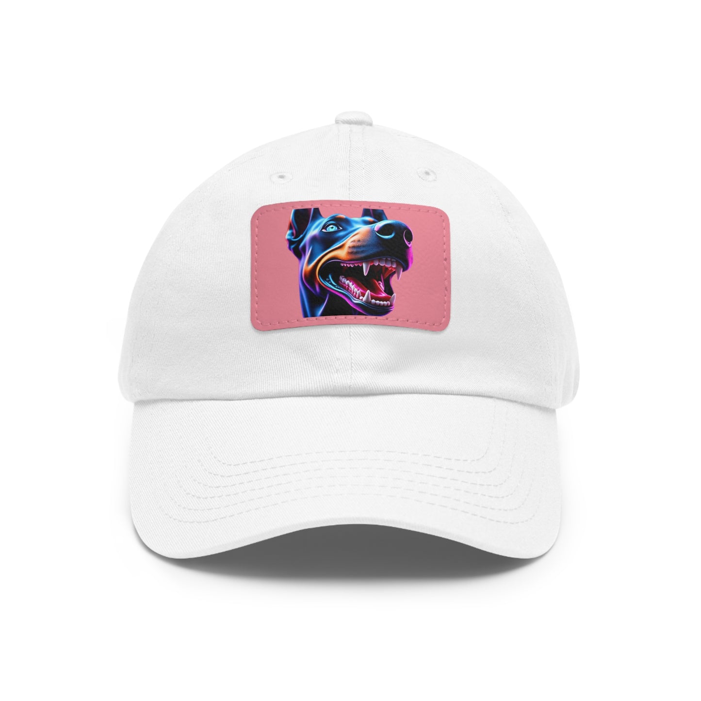Smiles 1 Dad Hat with Leather Patch (Rectangle)