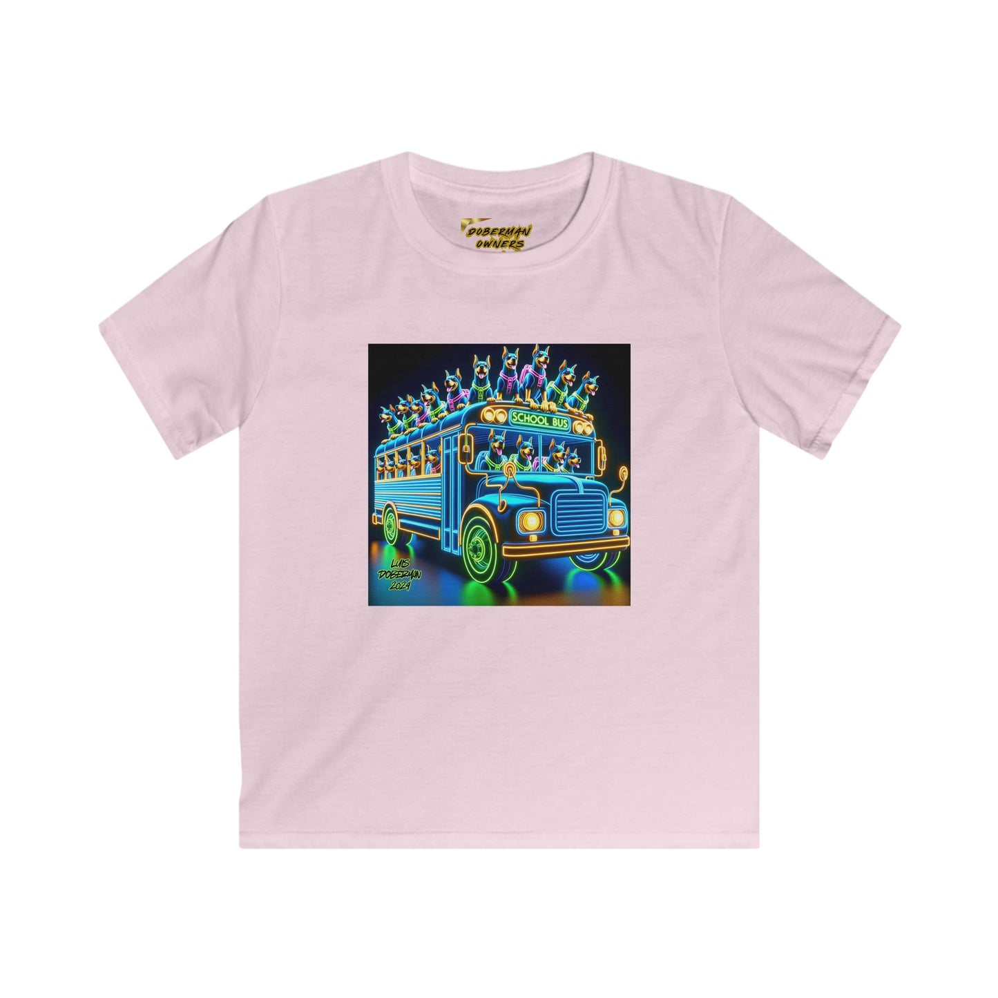 Luis Doberman Edition 006 Kids Softstyle Tee