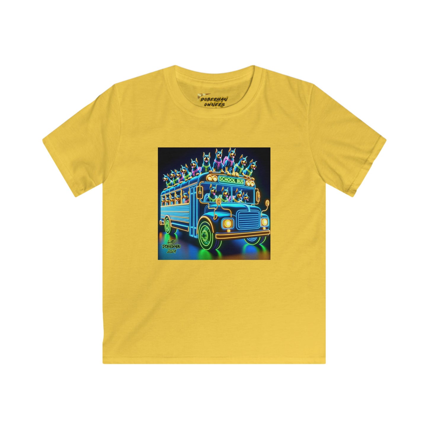 Luis Doberman Edition 006 Kids Softstyle Tee