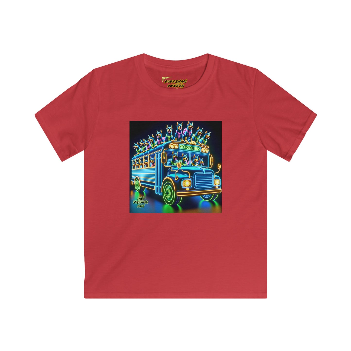 Luis Doberman Edition 006 Kids Softstyle Tee