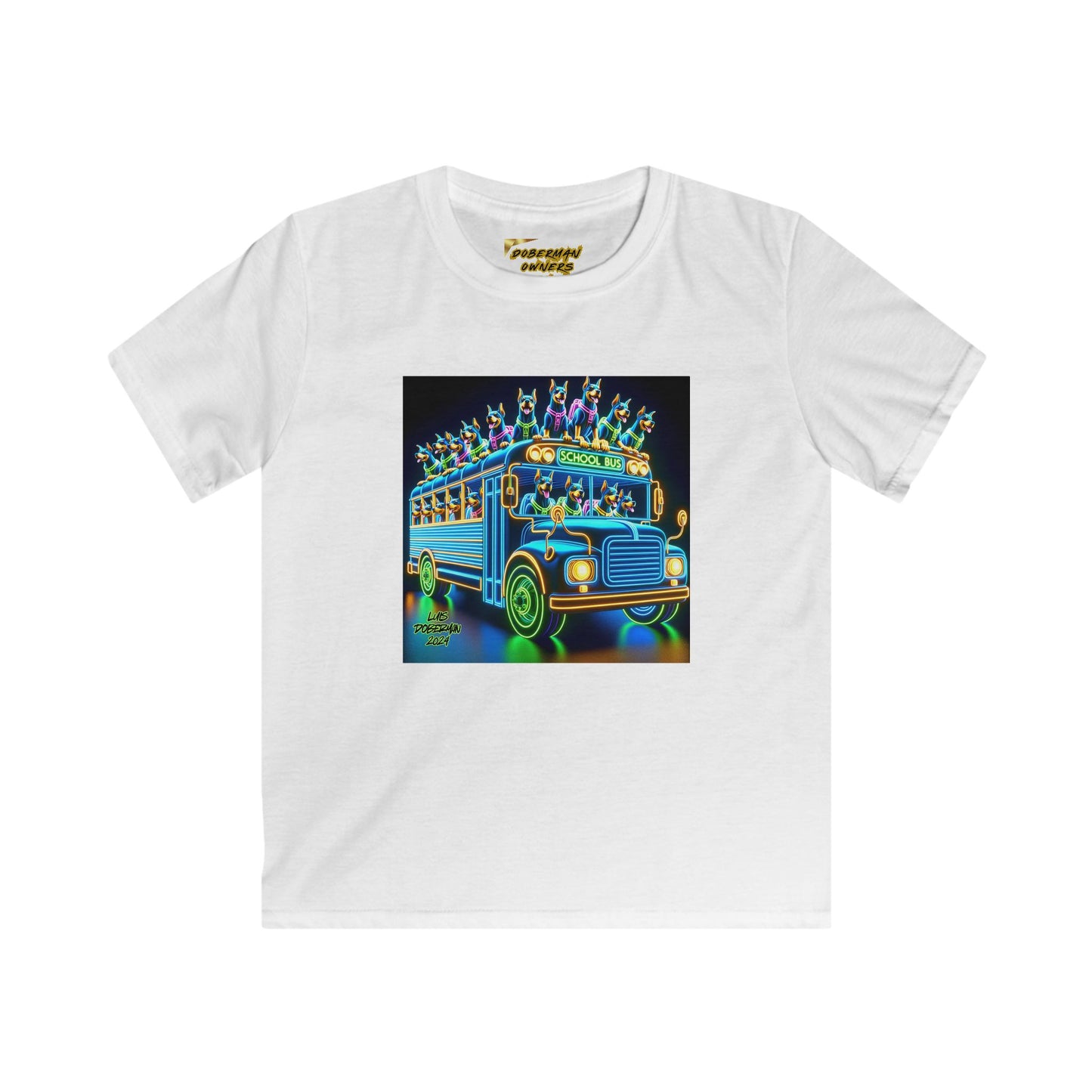 Luis Doberman Edition 006 Kids Softstyle Tee