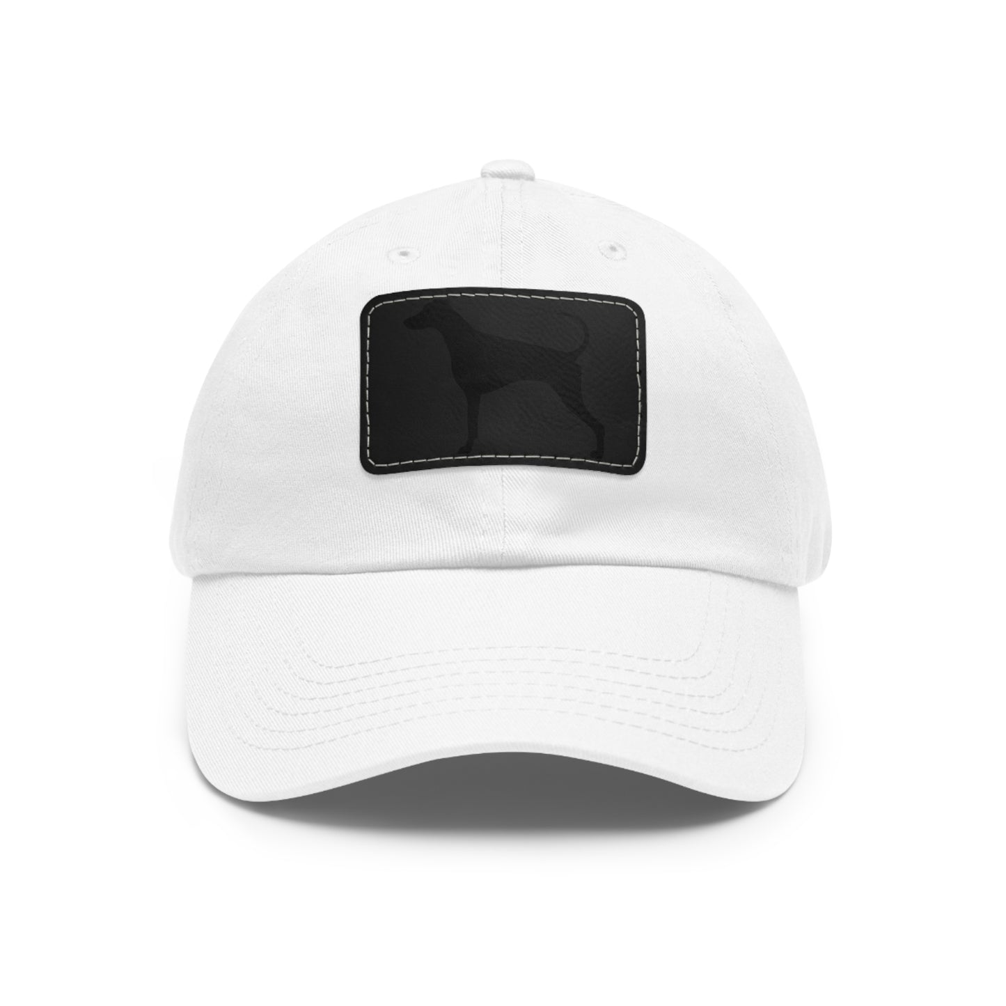 Stay 1 Dad Hat with Leather Patch (Rectangle)