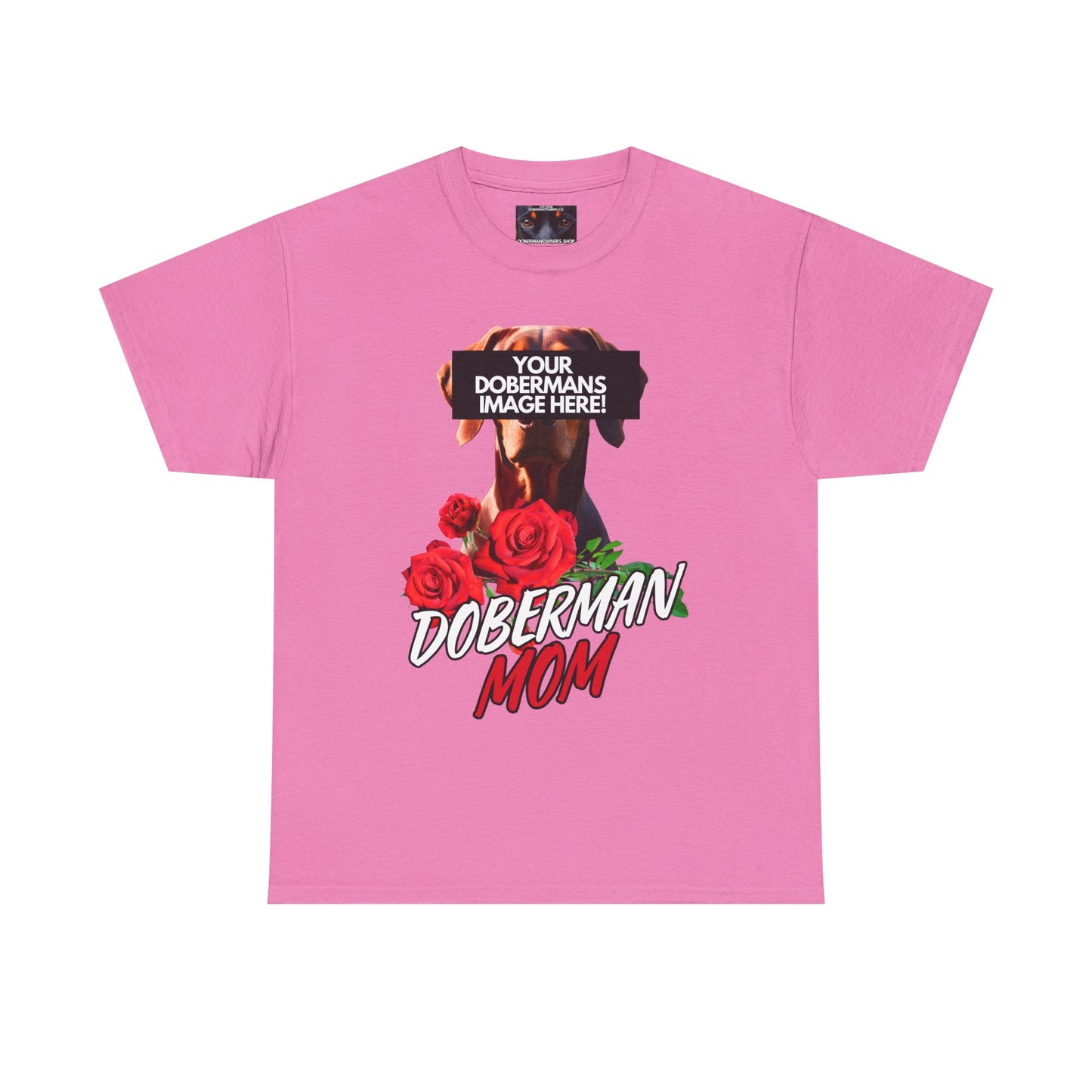 Custom Mom Roses  Private Lable Unisex Heavy Cotton Tee