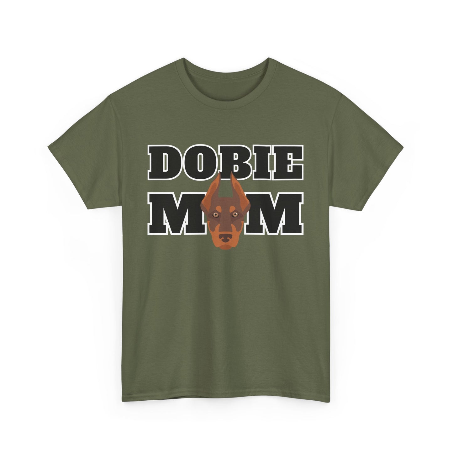 Dobie Mom 07 2025 Unisex Heavy Cotton Tee