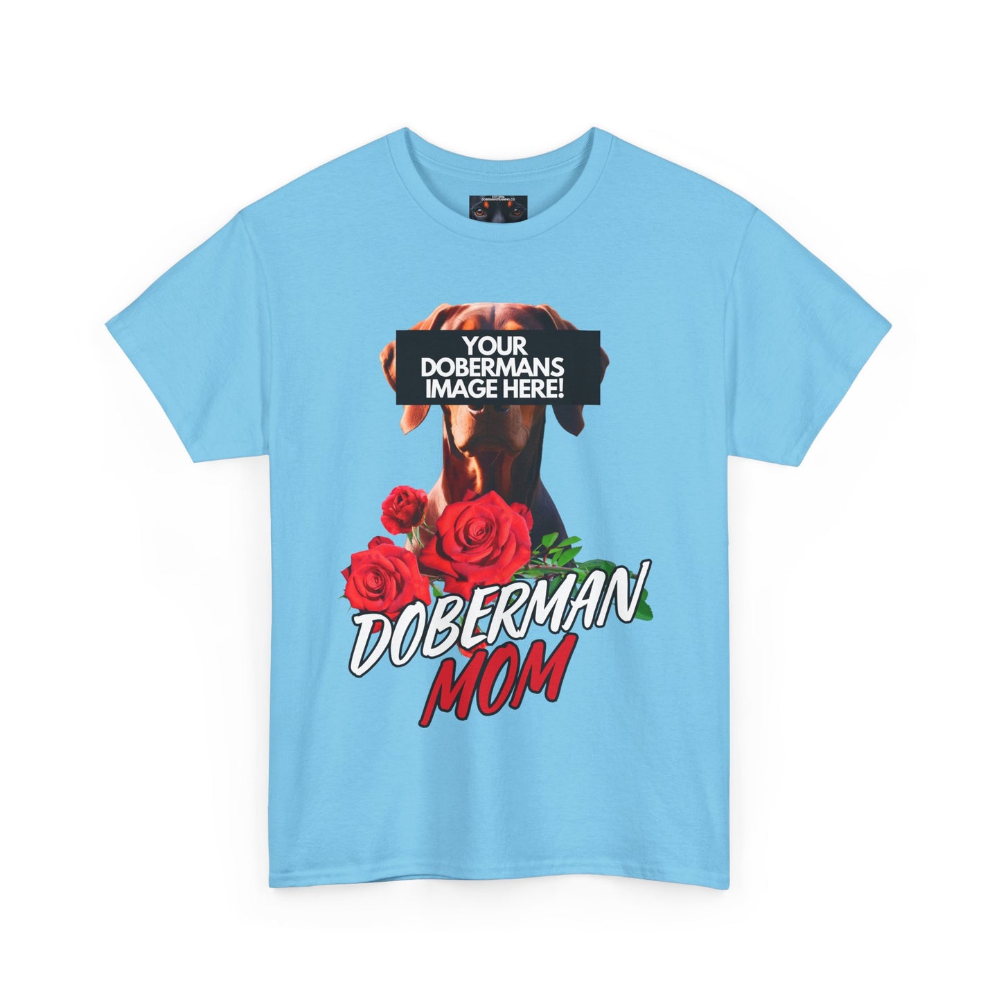 Custom Mom Roses  Private Lable Unisex Heavy Cotton Tee