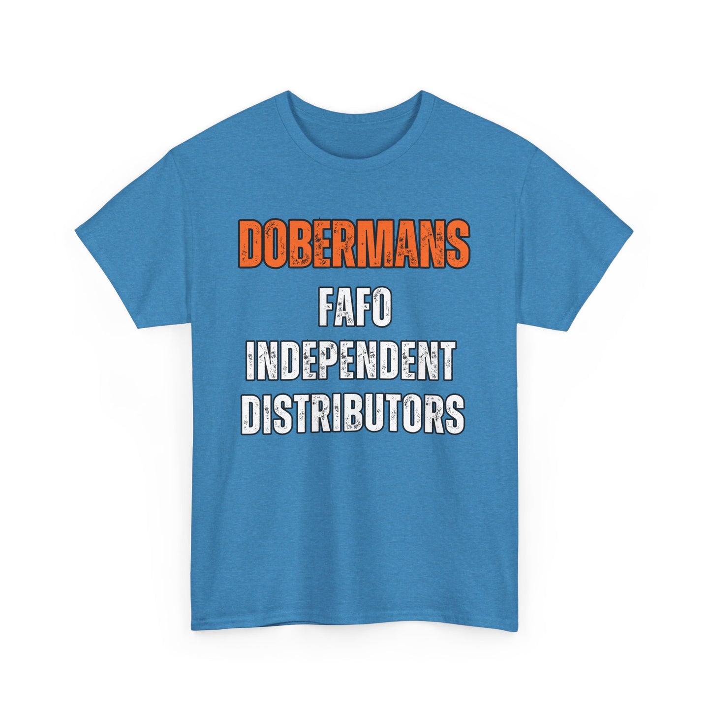 Dobermans Because 5 2025 Unisex Heavy Cotton Tee