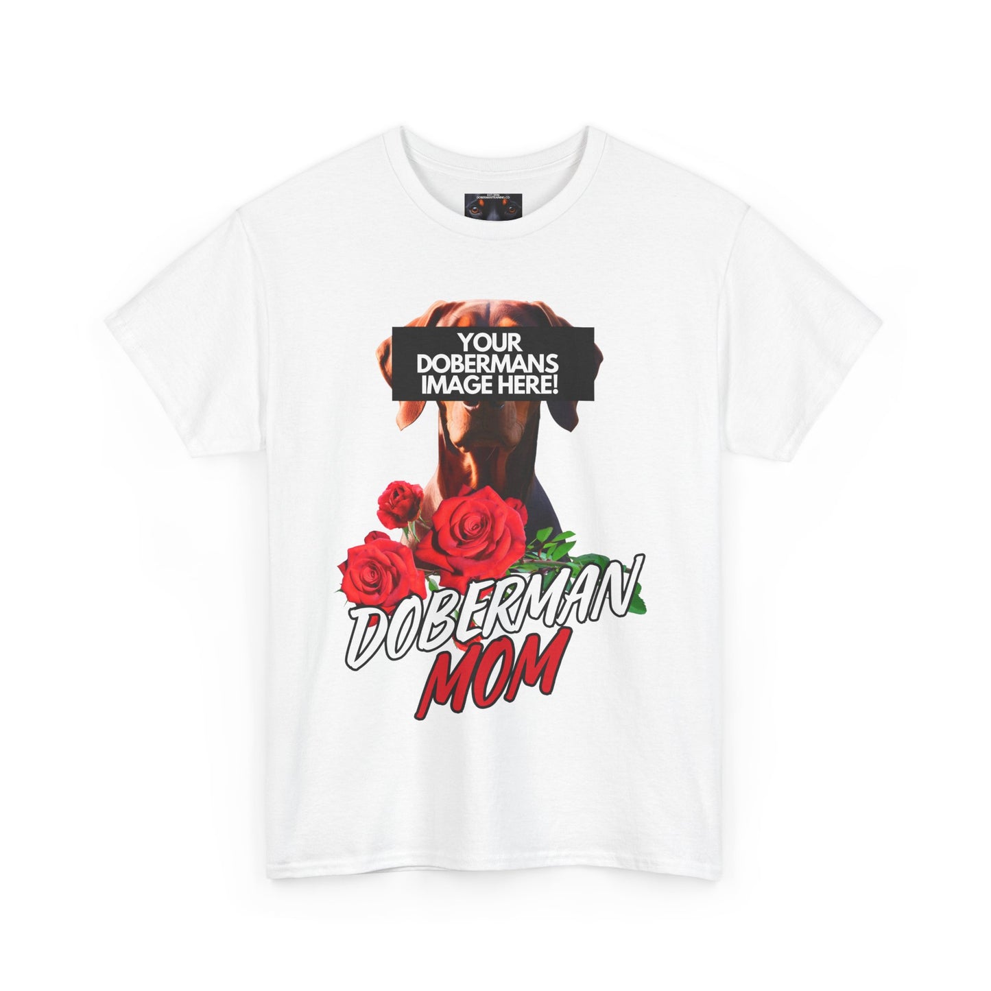 Custom Mom Roses  Private Lable Unisex Heavy Cotton Tee