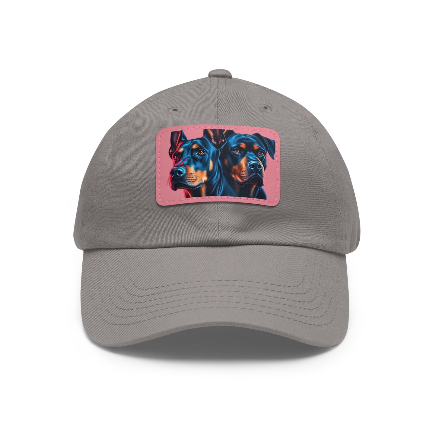 Los Primos 1 Dad Hat with Leather Patch (Rectangle)