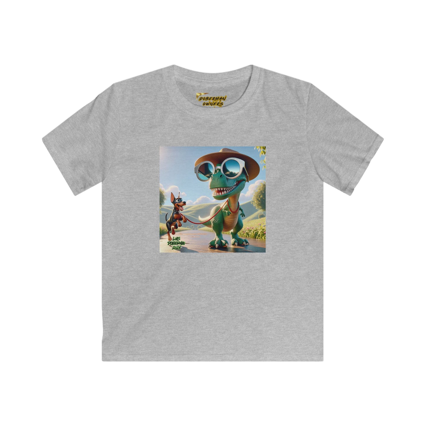 Luis Doberman Edition 009 Kids Softstyle Tee