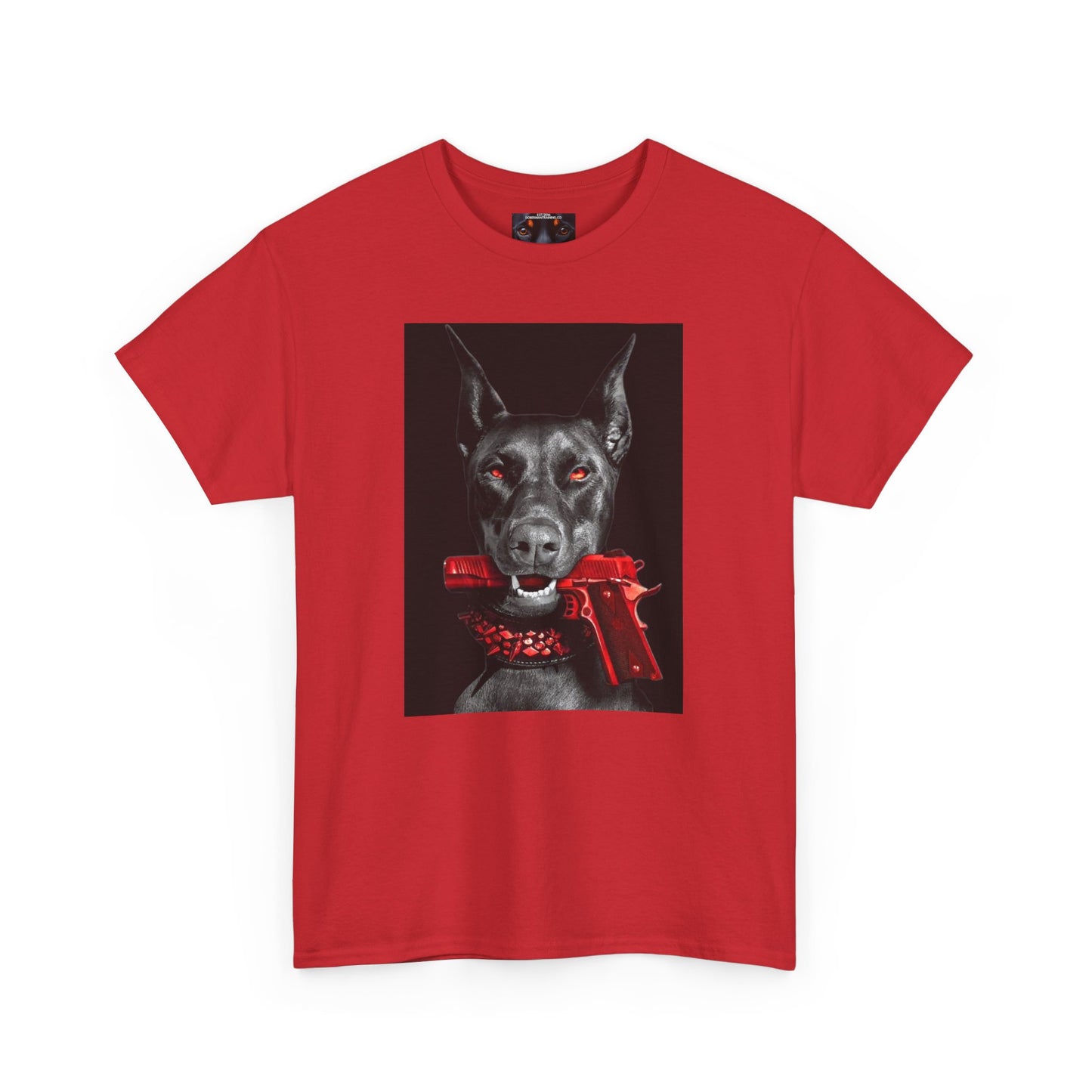 Red 1 Private Lable Unisex Heavy Cotton Tee