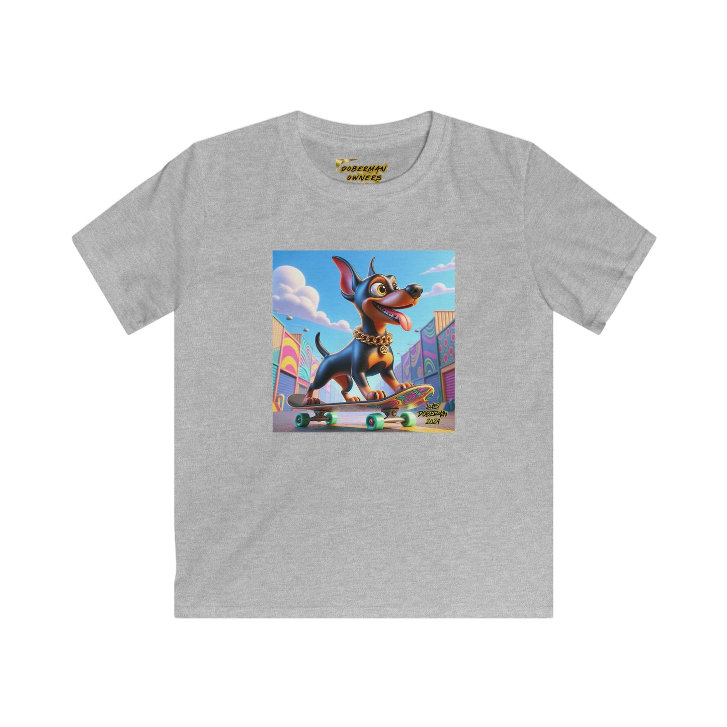 Luis Doberman Edition 011 Kids Softstyle Tee