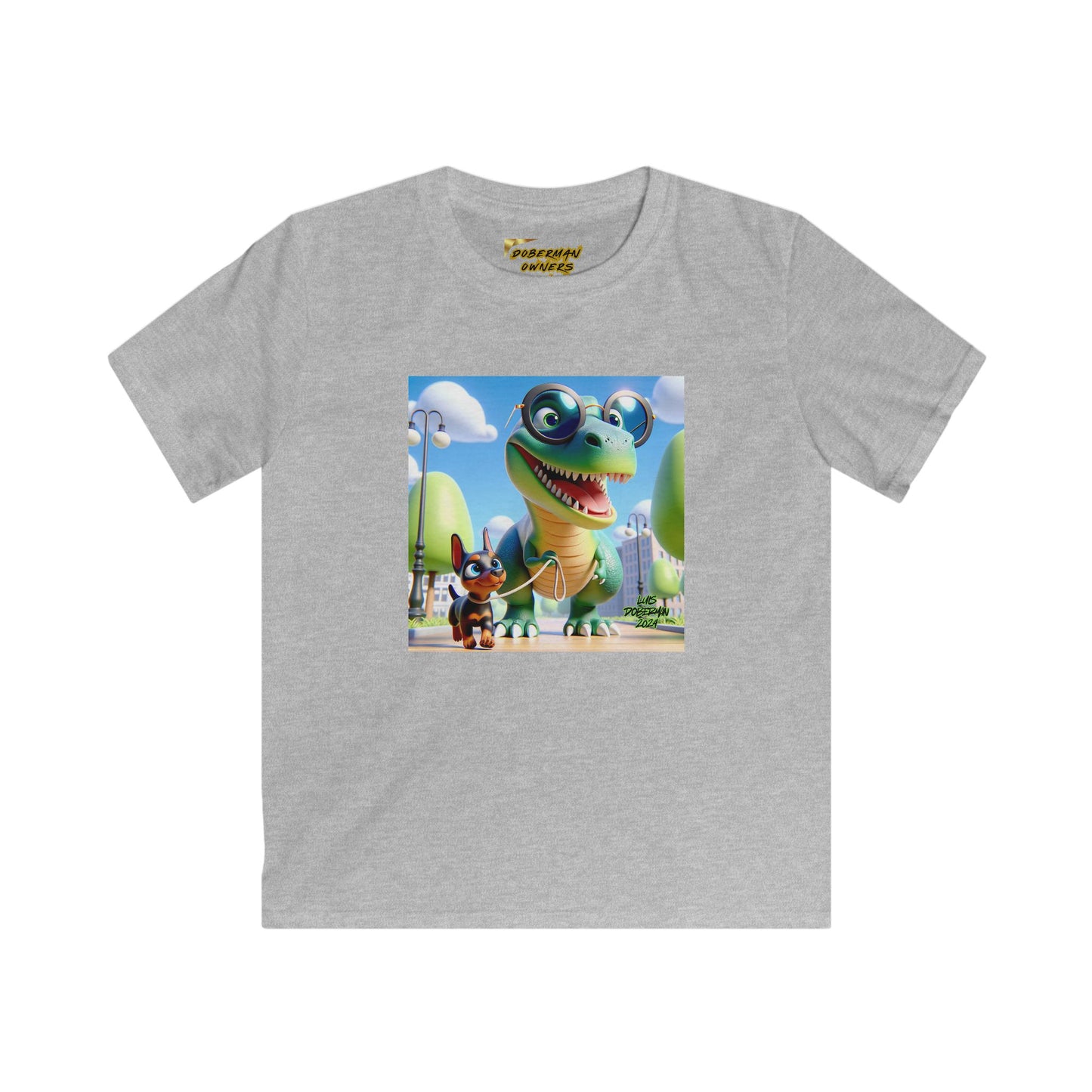 Luis Doberman Edition 008 Kids Softstyle Tee