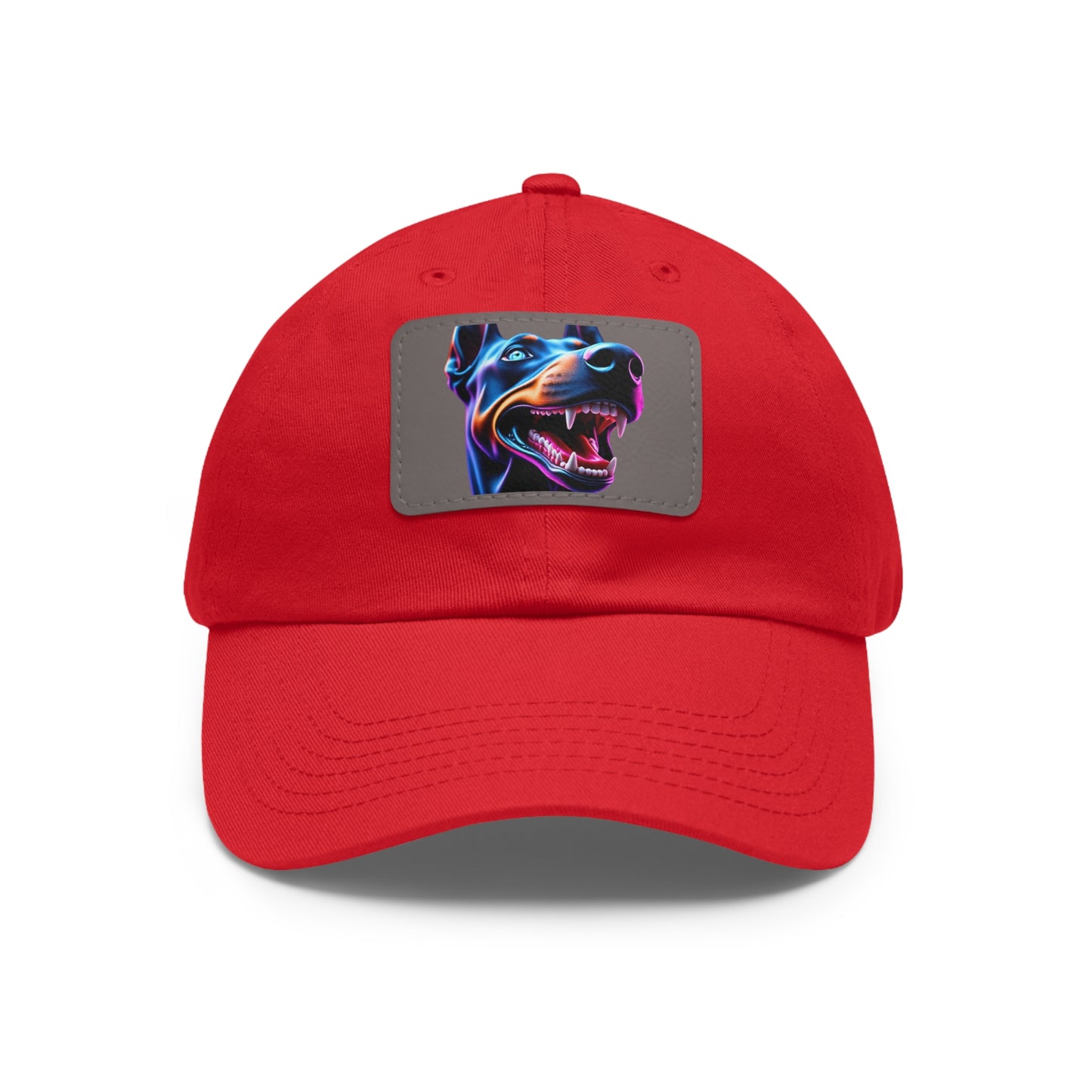 Smiles 1 Dad Hat with Leather Patch (Rectangle)