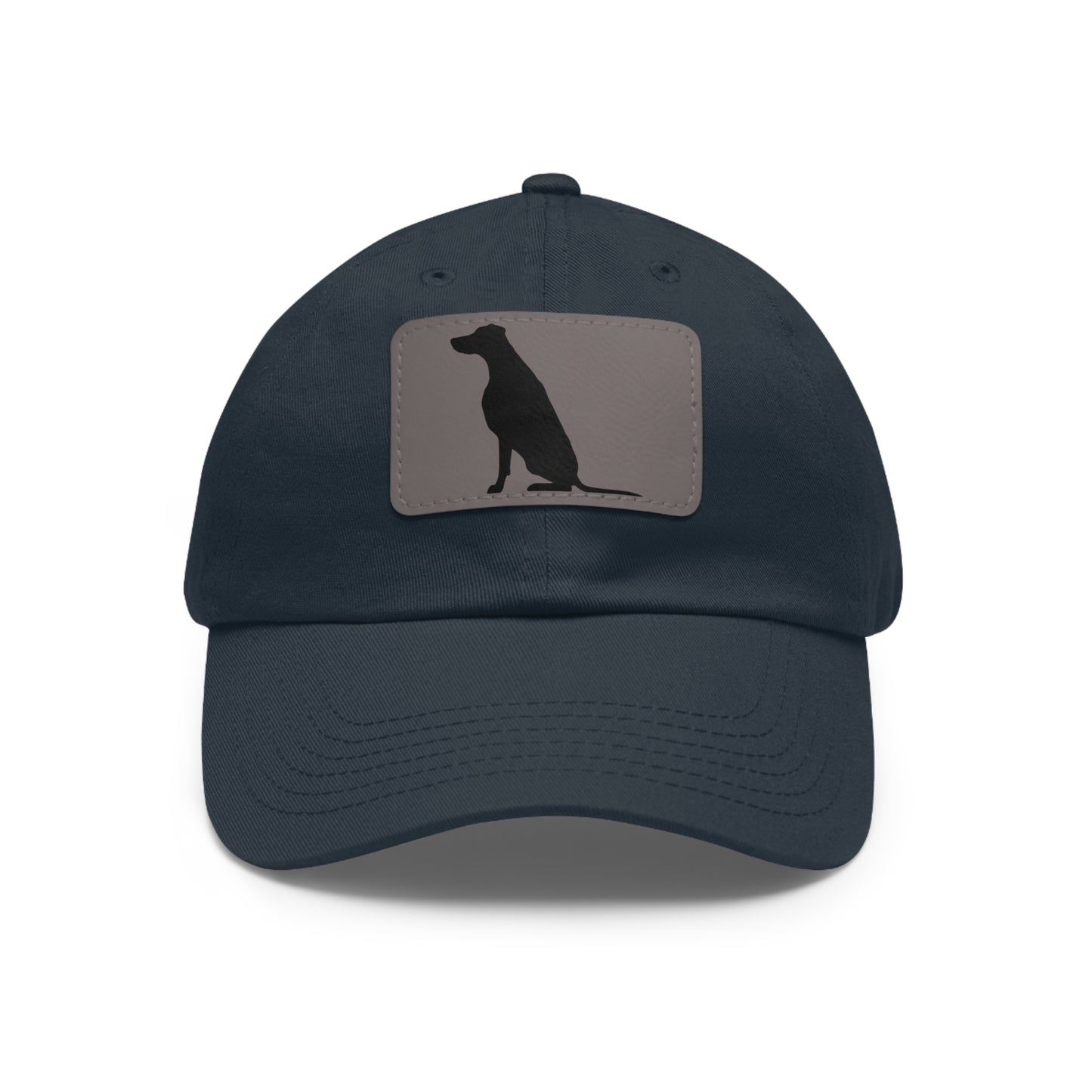 Sit 1 Dad Hat with Leather Patch (Rectangle)