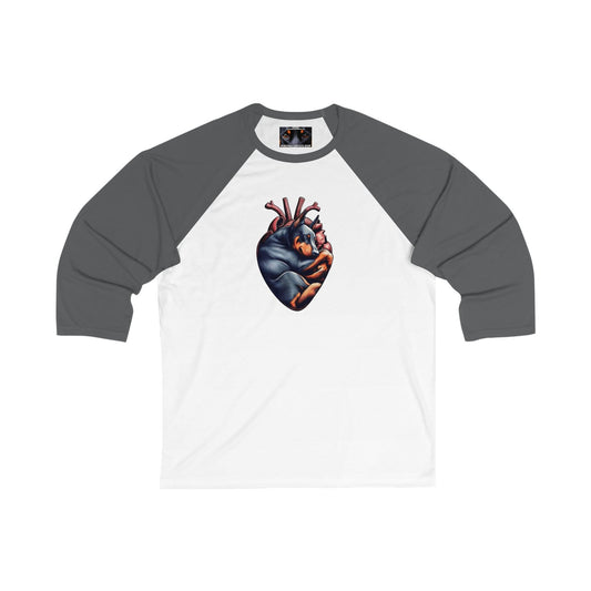In my heart 1 - Unisex 3/4 Sleeve Baseball Tee