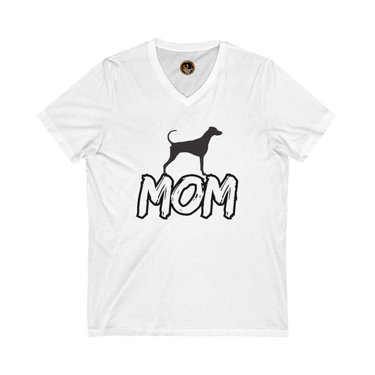 Mom 1 Special Edition Private Label Unisex Jersey Short Sleeve V-Neck Tee