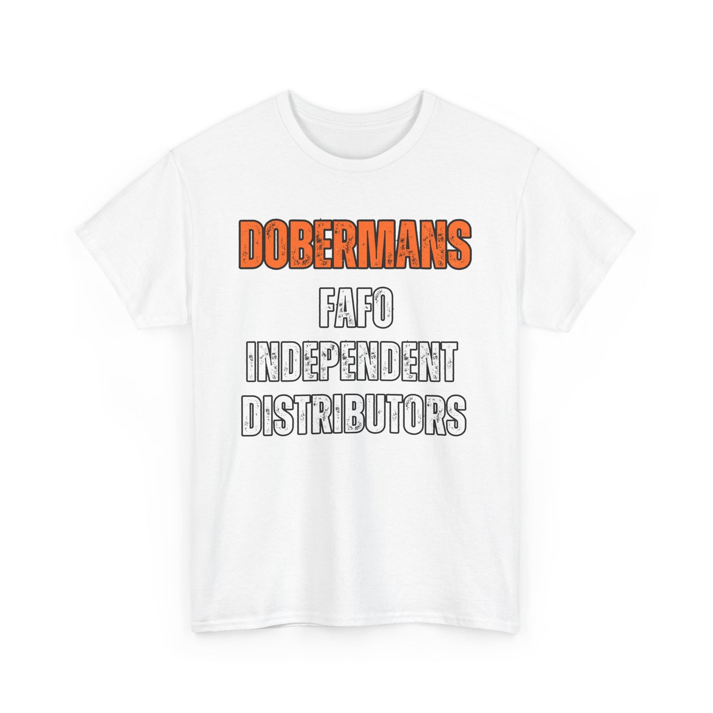 Dobermans Because 5 2025 Unisex Heavy Cotton Tee