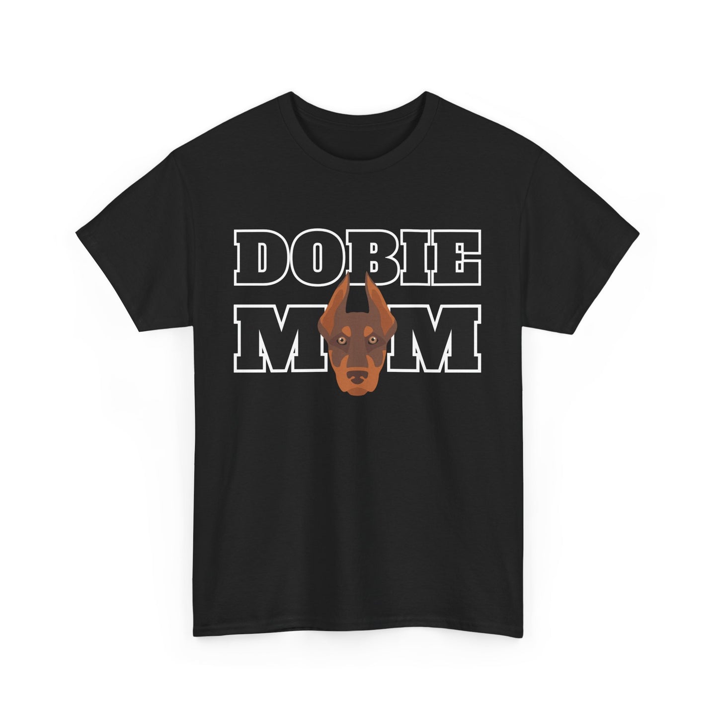 Dobie Mom 07 2025 Unisex Heavy Cotton Tee