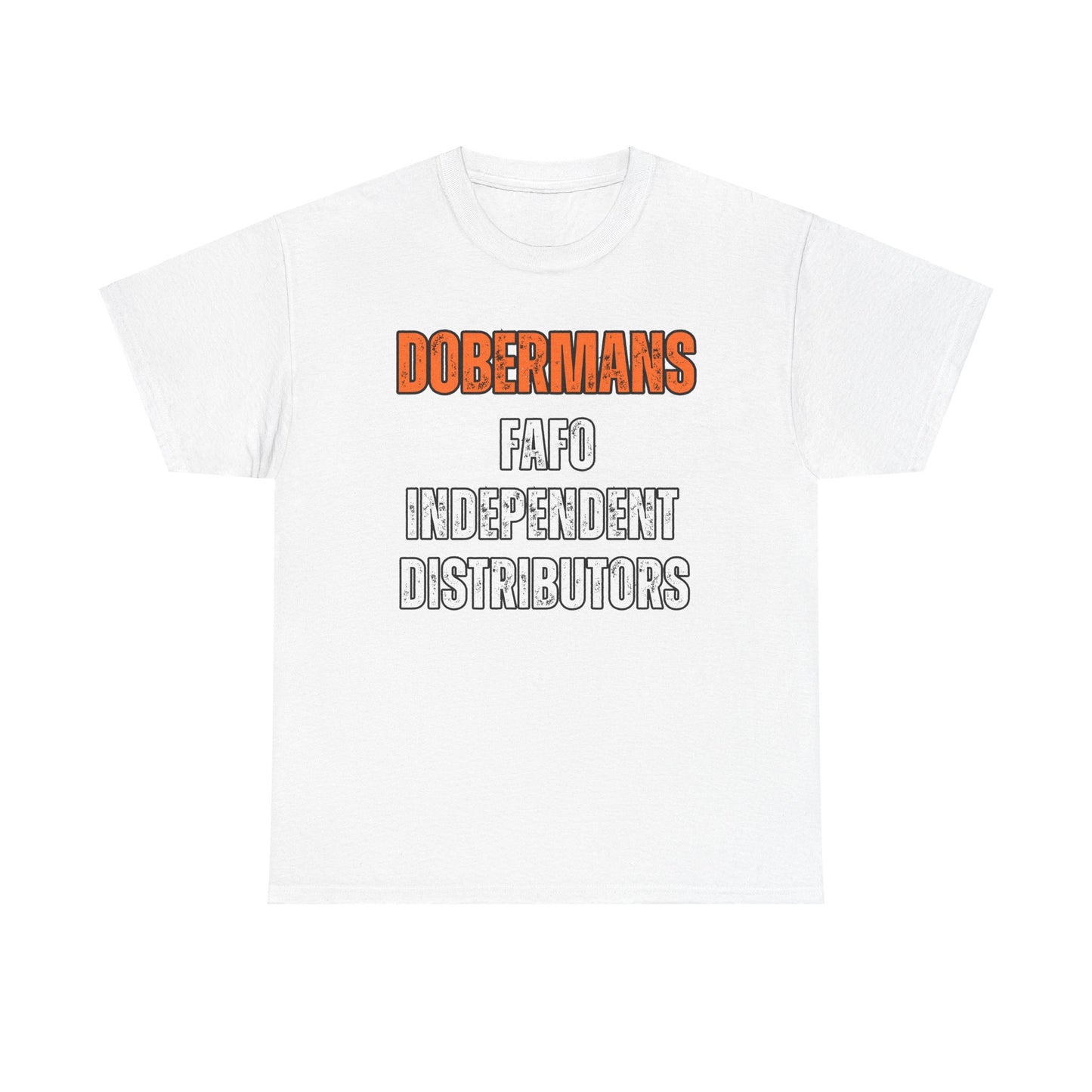 Dobermans Because 5 2025 Unisex Heavy Cotton Tee