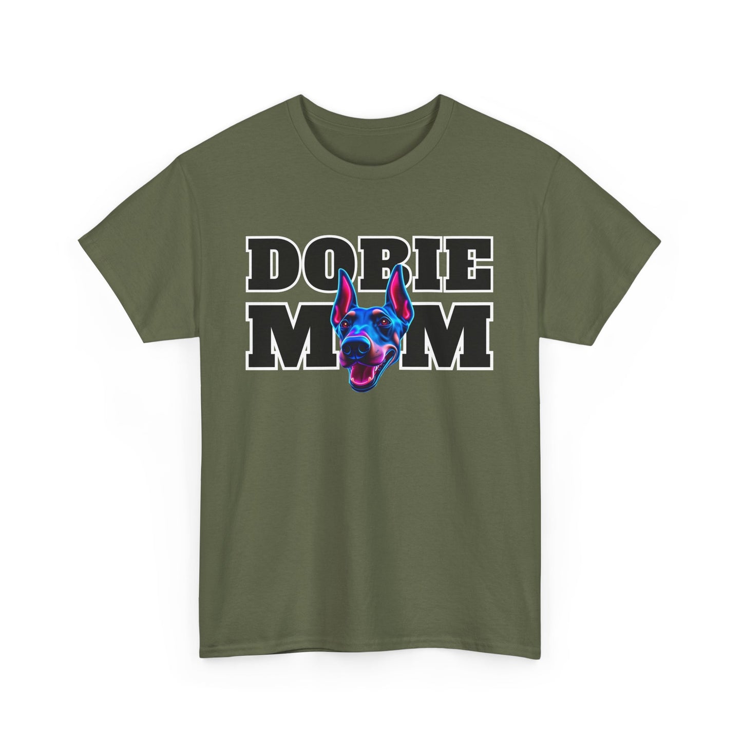 Dobie Mom 08 2025 Unisex Heavy Cotton Tee