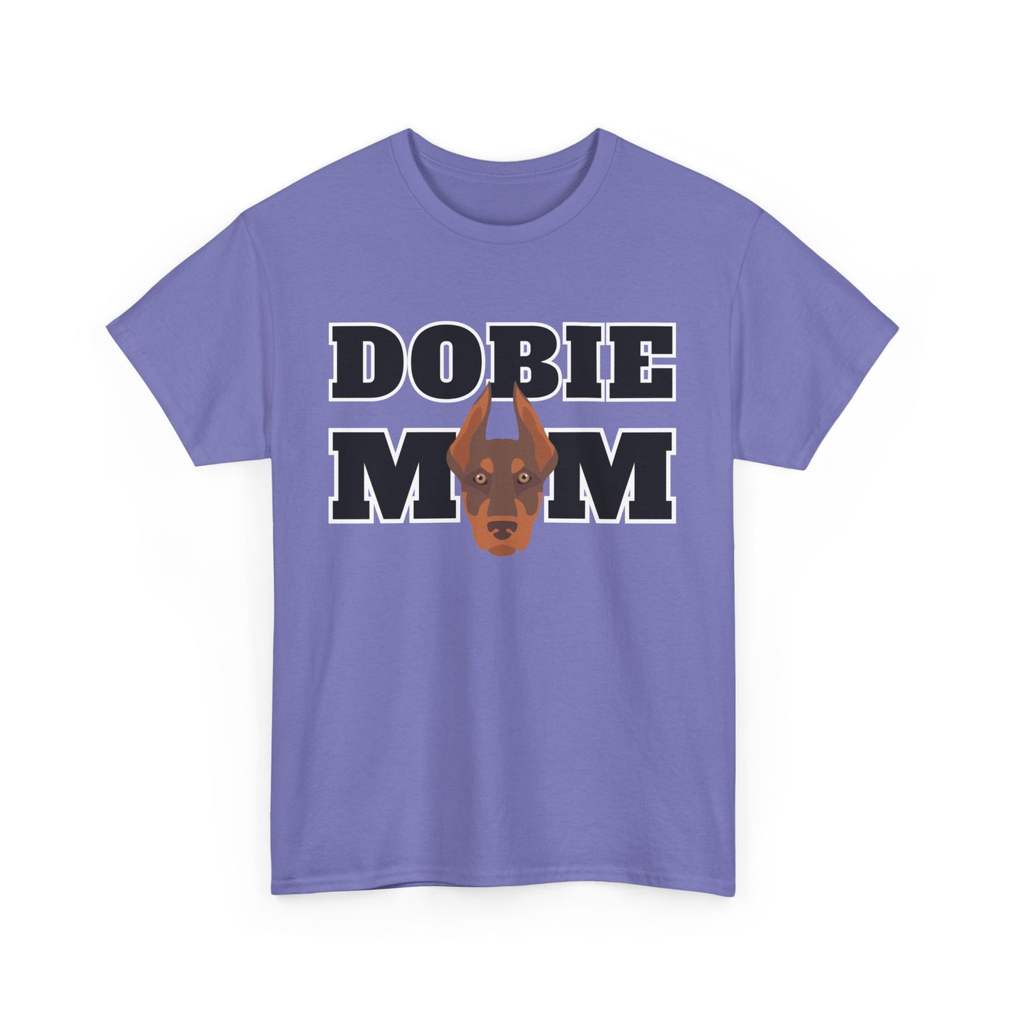 Dobie Mom 07 2025 Unisex Heavy Cotton Tee