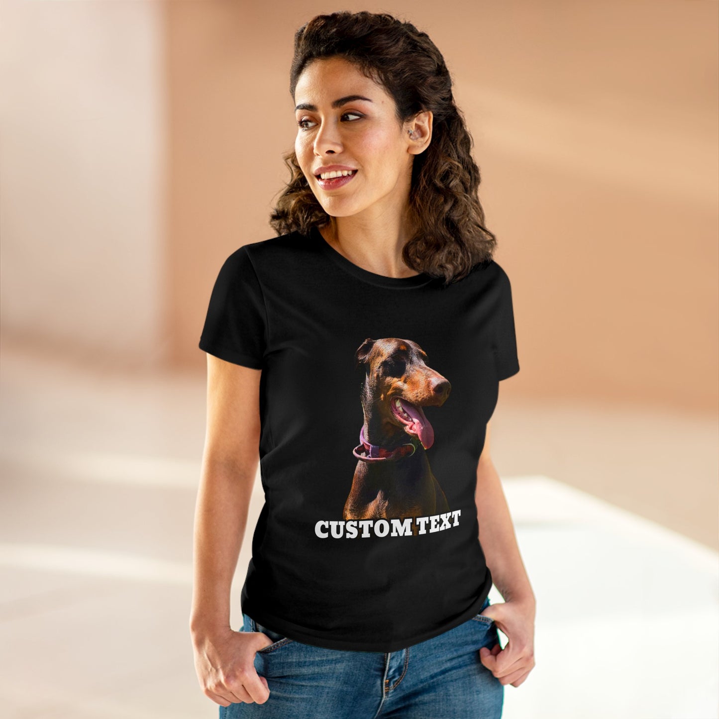 Custom Women's Midweight Cotton Tee