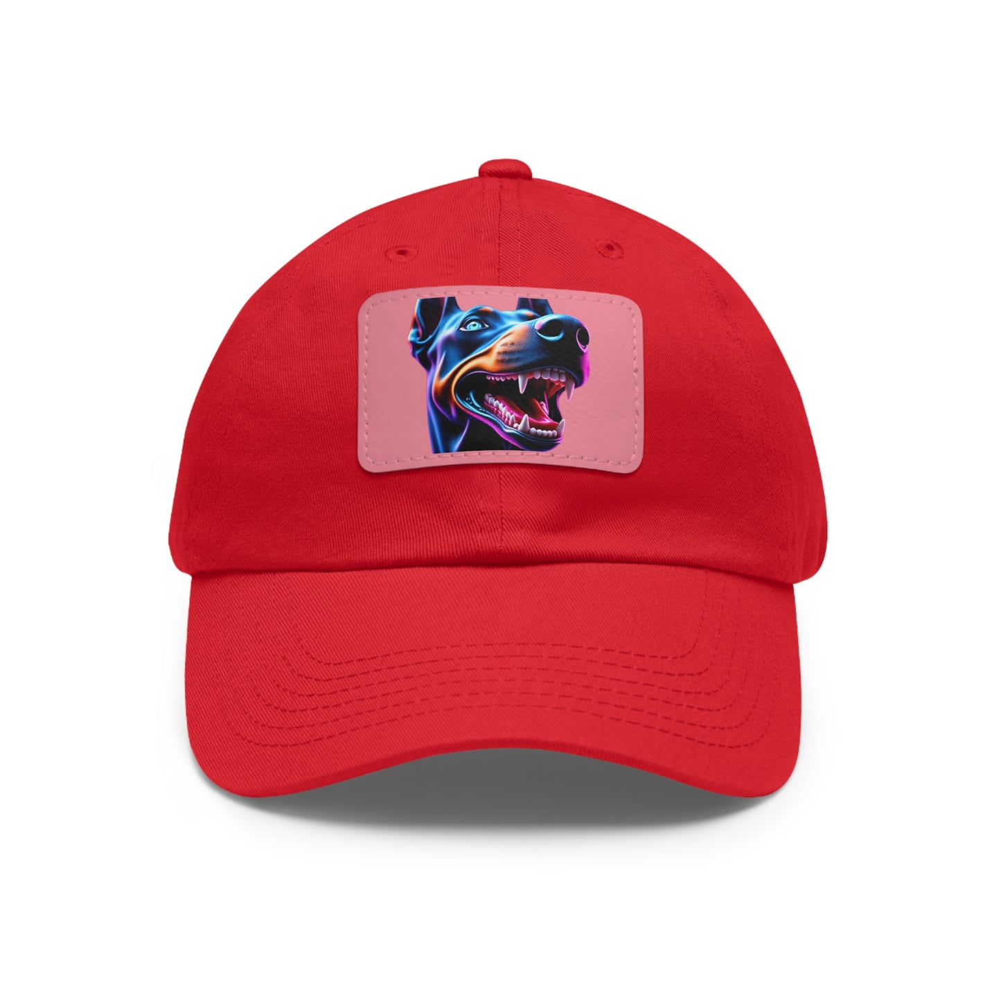 Smiles 1 Dad Hat with Leather Patch (Rectangle)