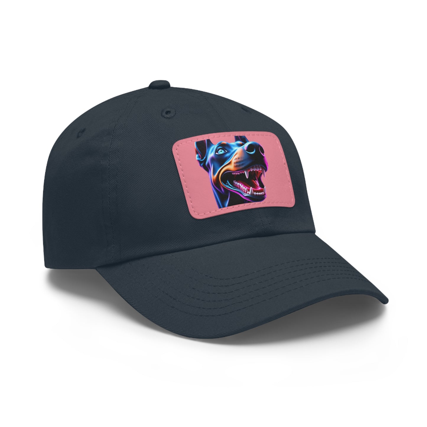 Smiles 1 Dad Hat with Leather Patch (Rectangle)