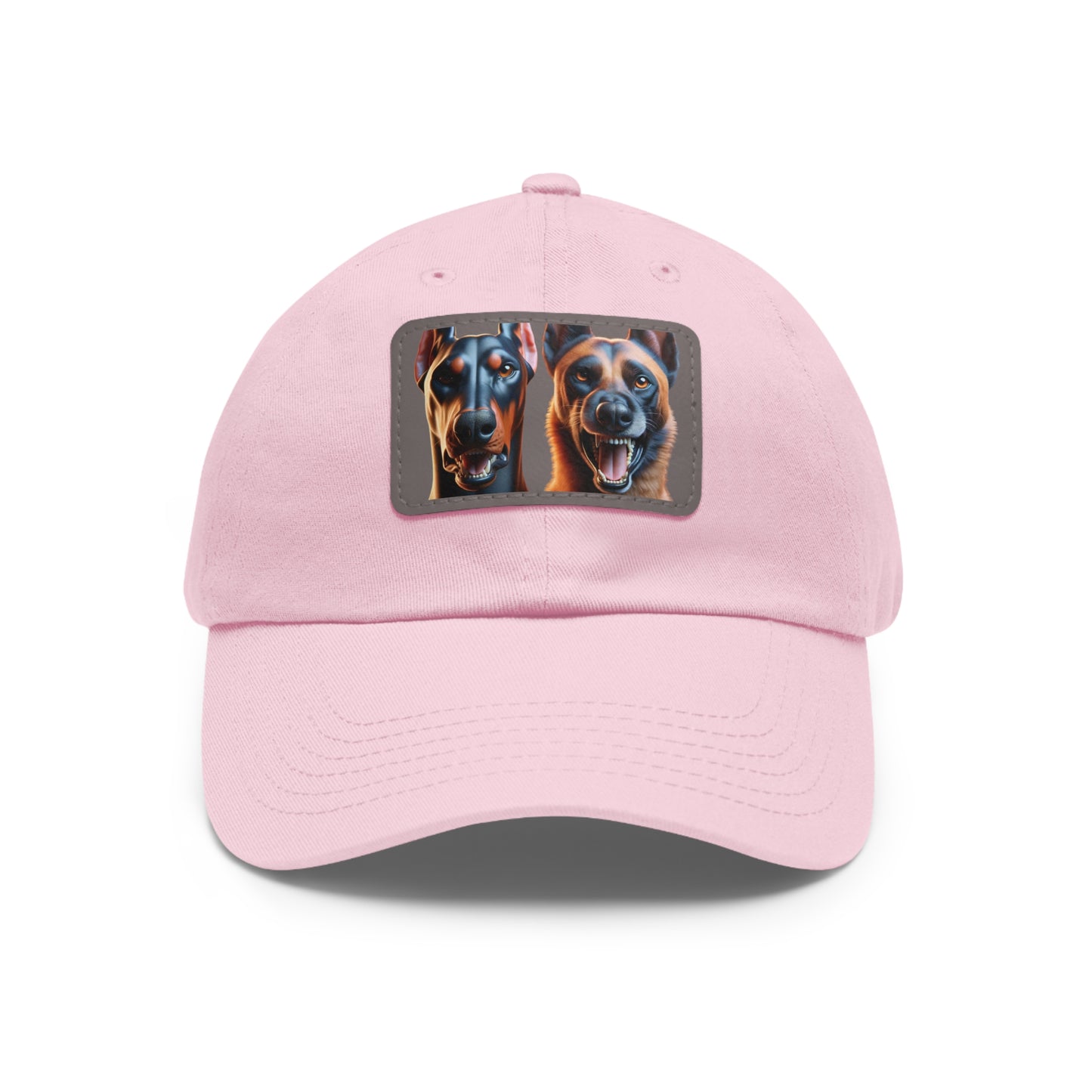 FA & FO 1 Dad Hat with Leather Patch (Rectangle)