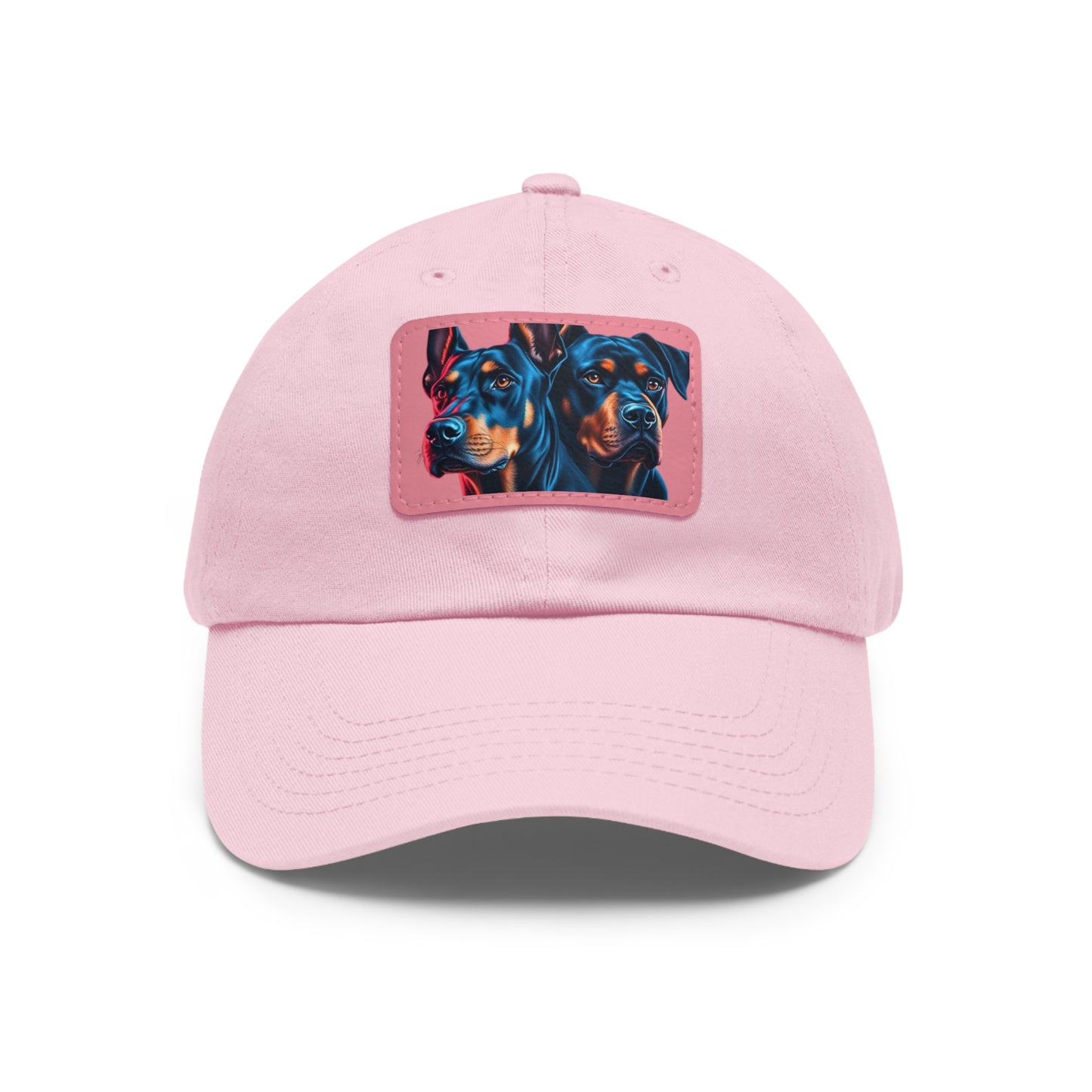 Los Primos 1 Dad Hat with Leather Patch (Rectangle)