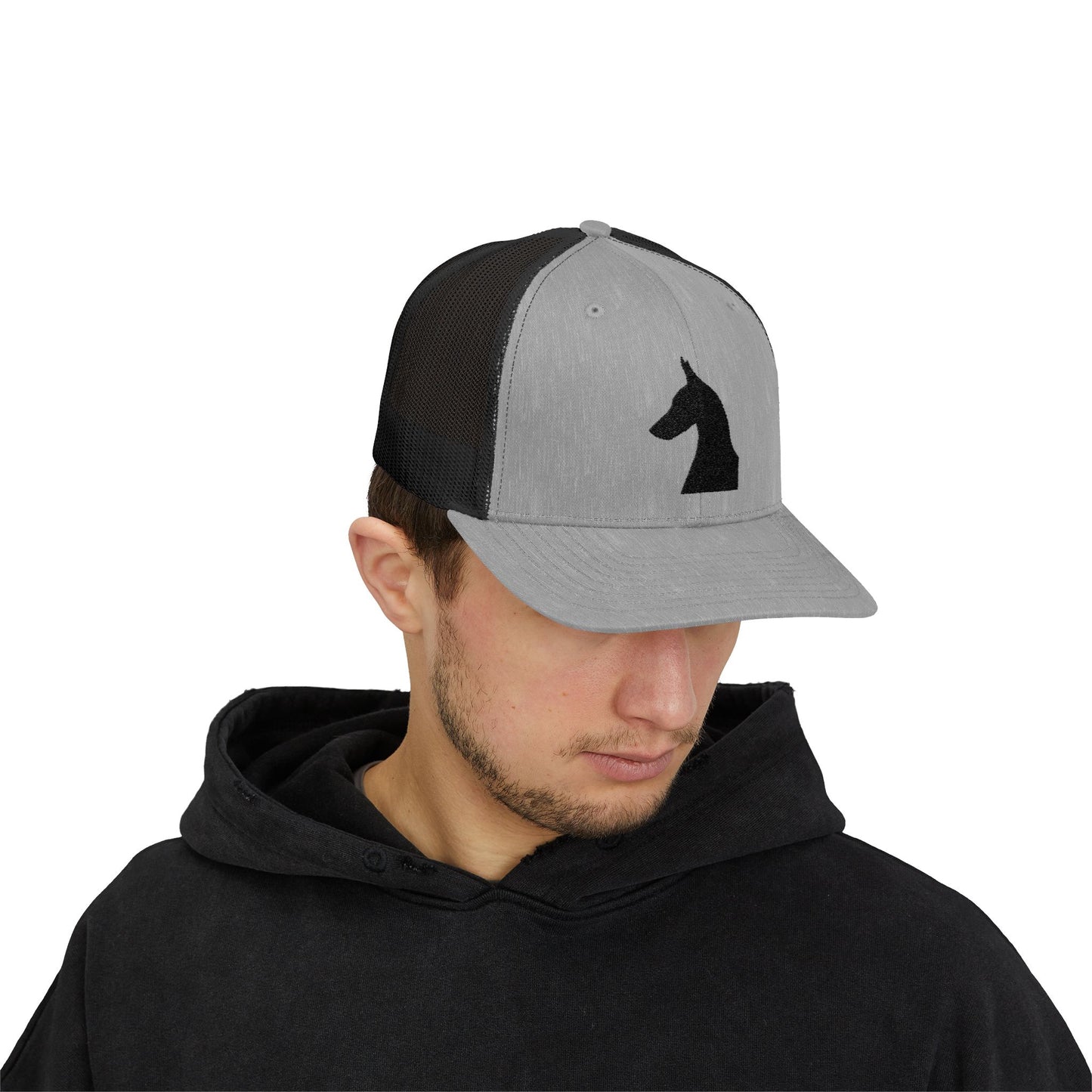 Doberman 5 Silhouette Snapback Trucker Cap