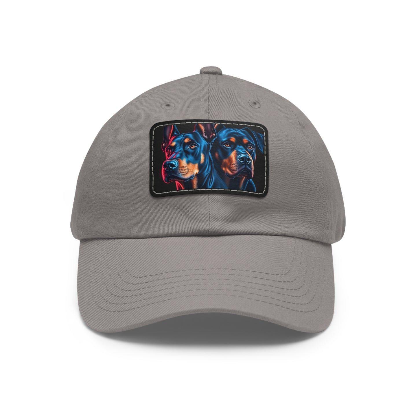 Los Primos 1 Dad Hat with Leather Patch (Rectangle)