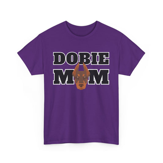 Dobie Mom 07 2025 Unisex Heavy Cotton Tee