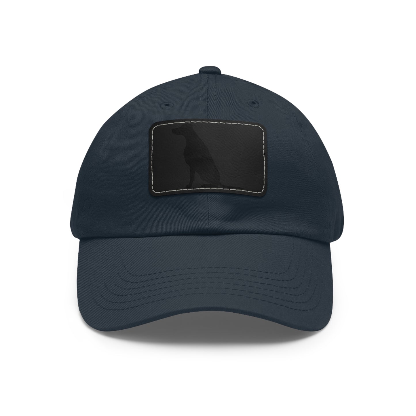 Sit 1 Dad Hat with Leather Patch (Rectangle)