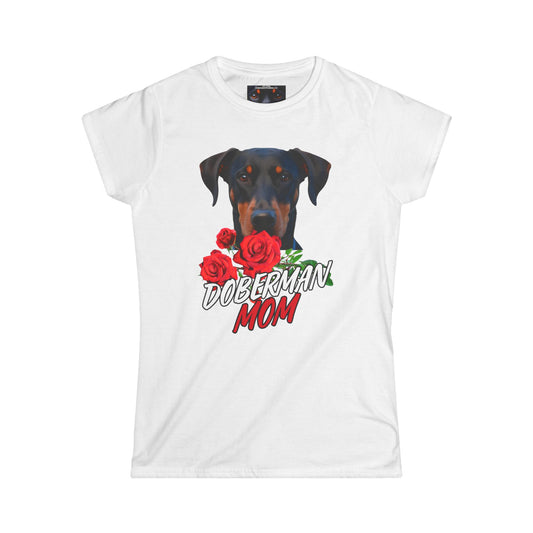 Dobie Mom 1 Women's Softstyle Tee
