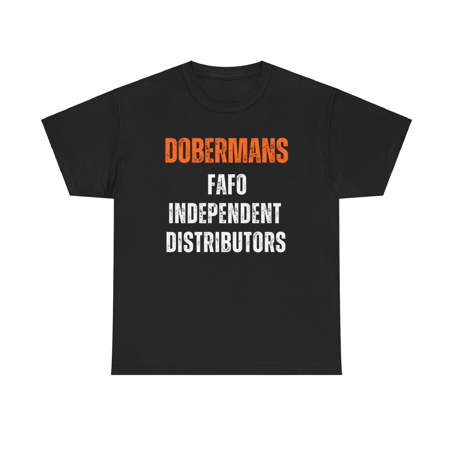 Dobermans Because 5 2025 Unisex Heavy Cotton Tee