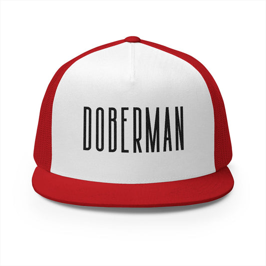 Doberman 1 Panel Trucker Cap