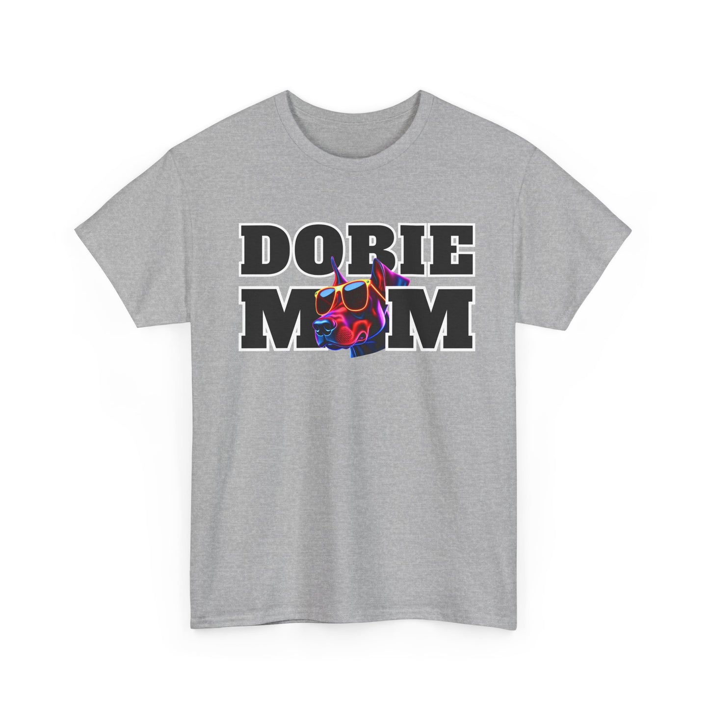 Dobie Mom 09 2025 Unisex Heavy Cotton Tee