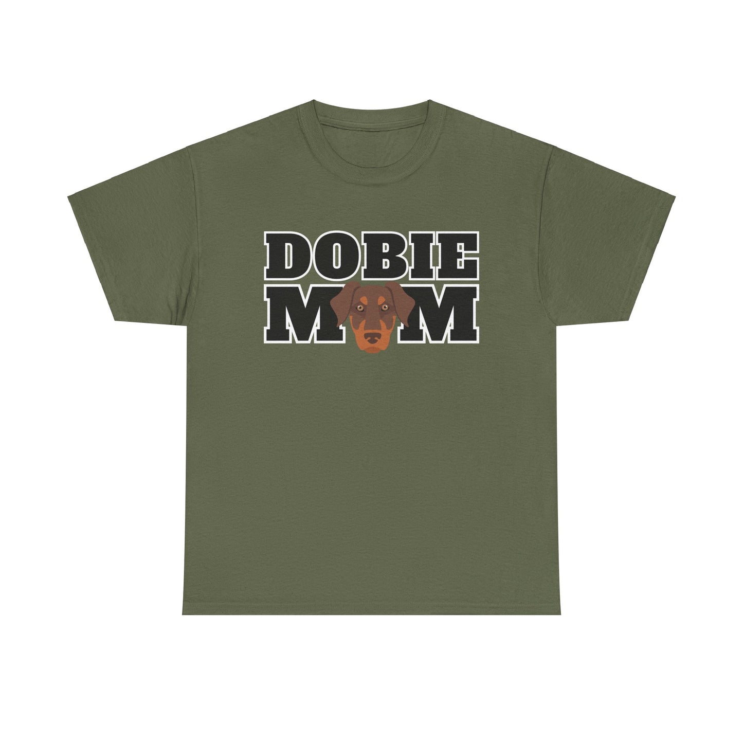 Dobie Mom 04 2025 Unisex Heavy Cotton Tee